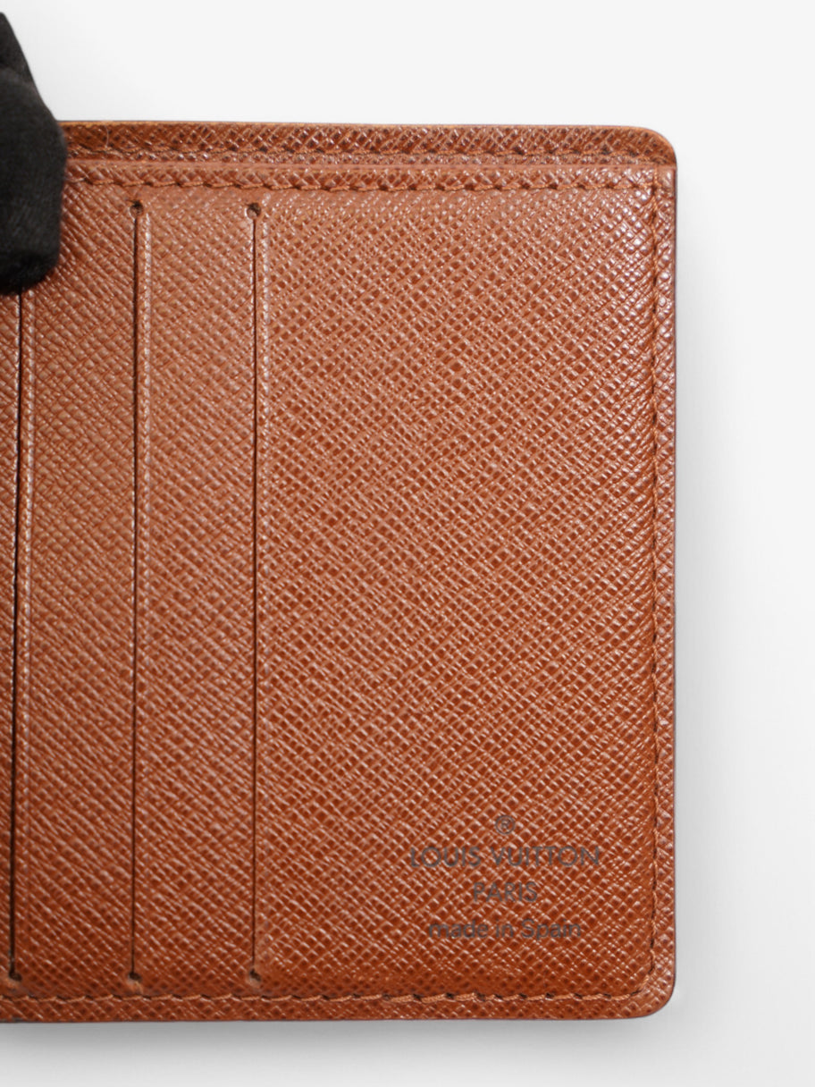 Louis Vuitton Bifold Wallet Monogram Coated Canvas Image 4