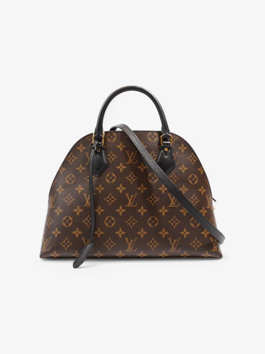 Louis Vuitton Alma Macassar 2 Way Monogram / Black Coated Canvas Image 1