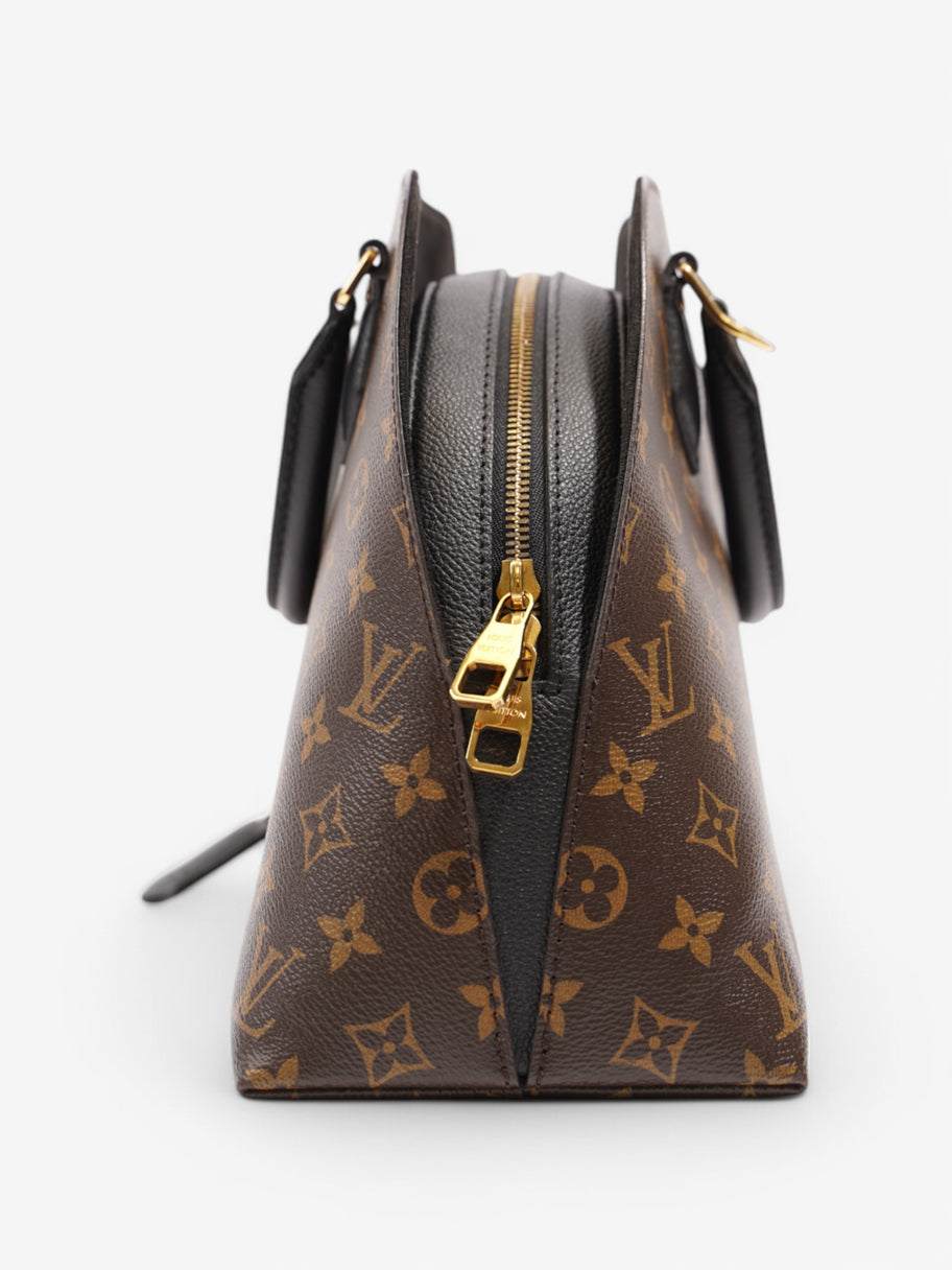 Louis Vuitton Alma Macassar 2 Way Monogram / Black Coated Canvas Image 3