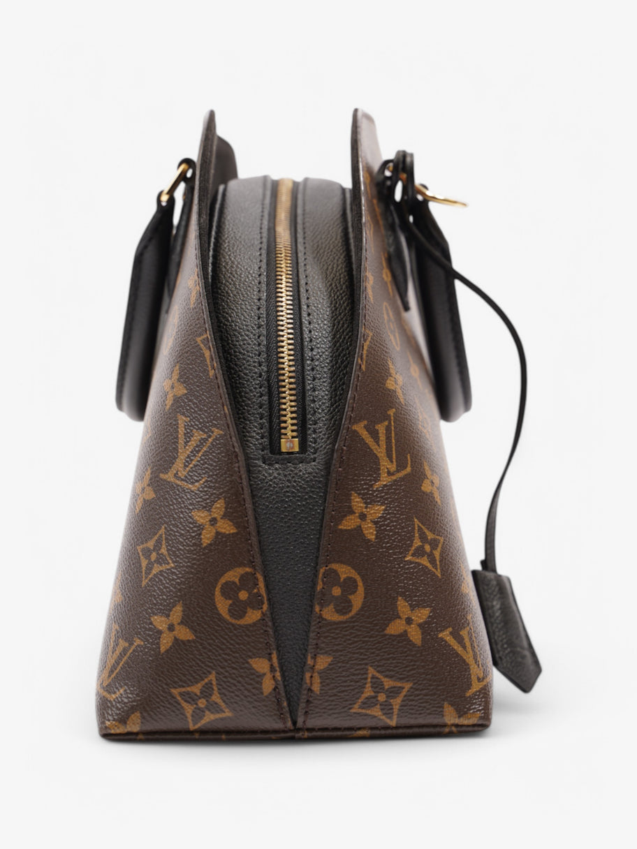Louis Vuitton Alma Macassar 2 Way Monogram / Black Coated Canvas Image 5