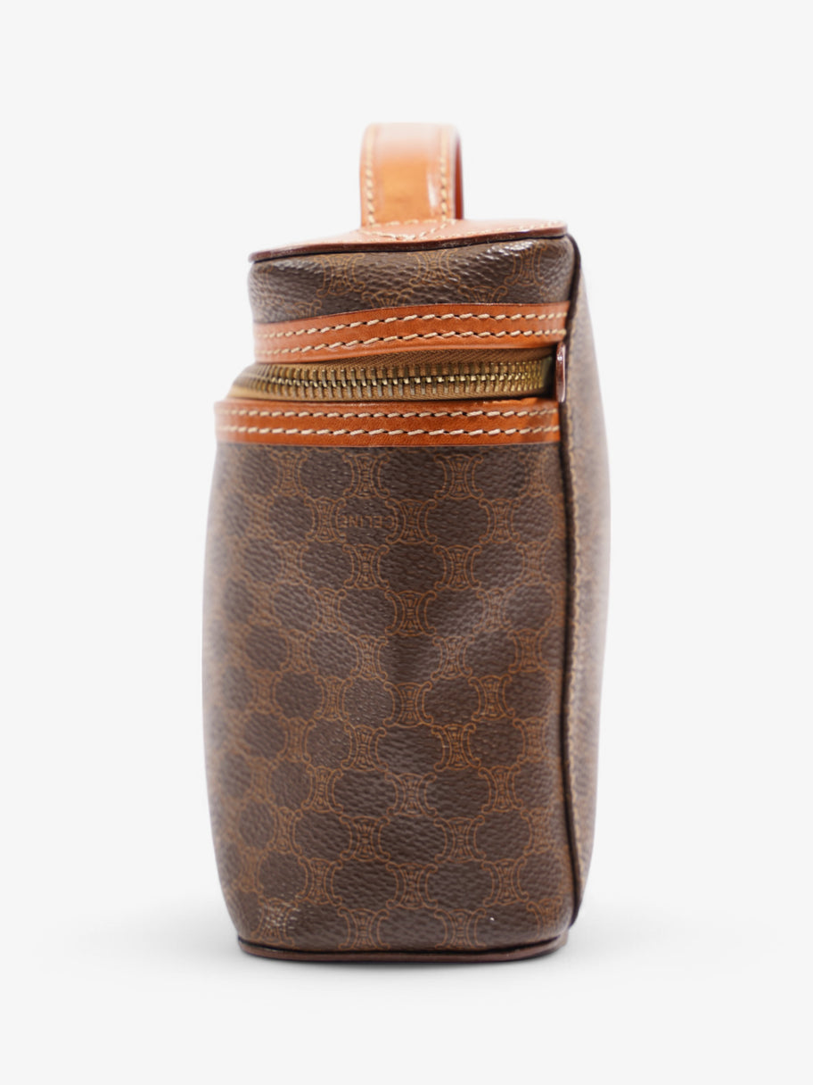 Celine Macadam Vanity Brown Coated Canvas Image 2