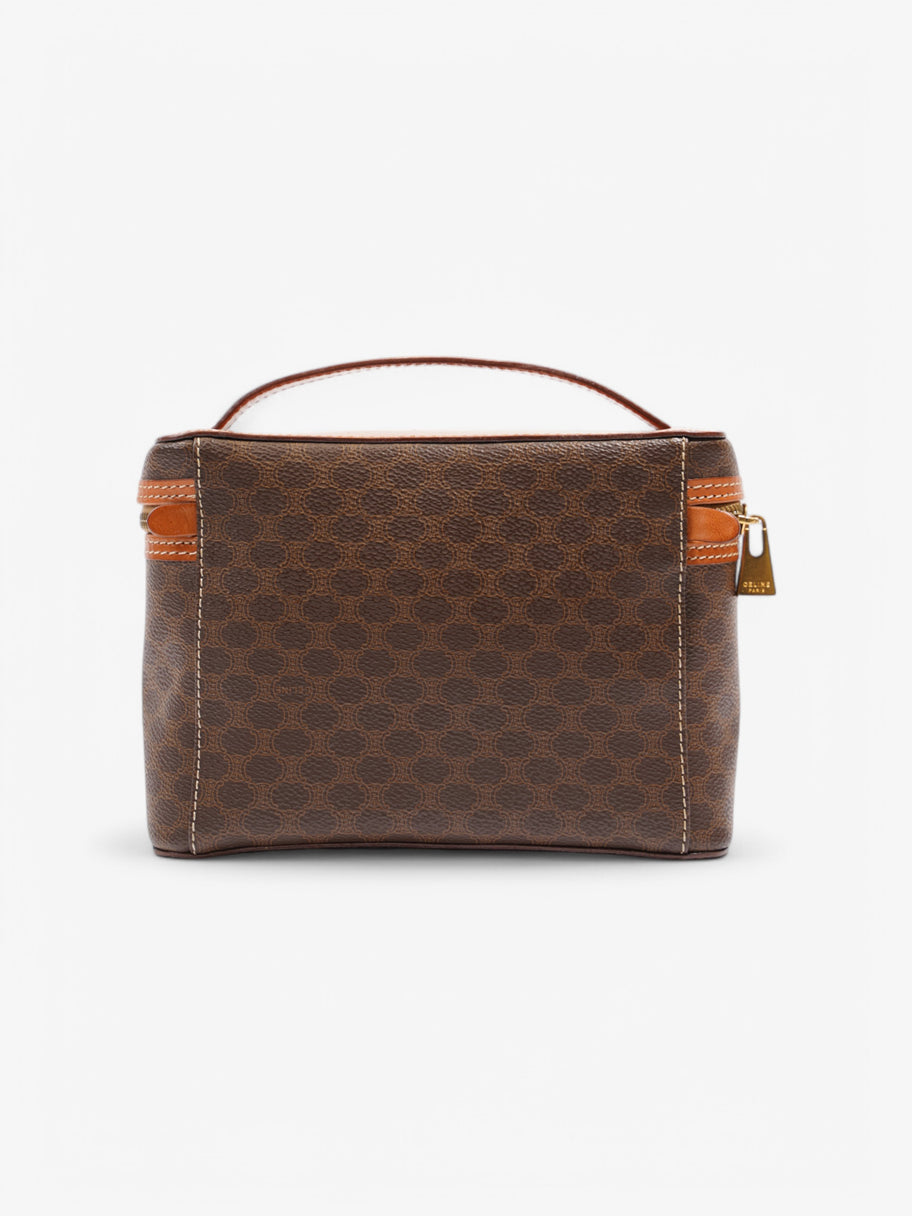 Celine Macadam Vanity Brown Coated Canvas Image 3