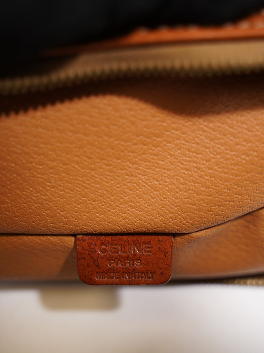 Celine Macadam Vanity Brown Coated Canvas Image 7