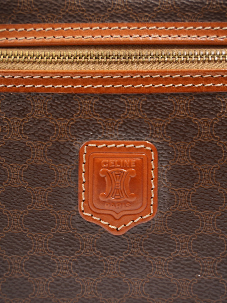 Celine Macadam Vanity Brown Coated Canvas Image 9
