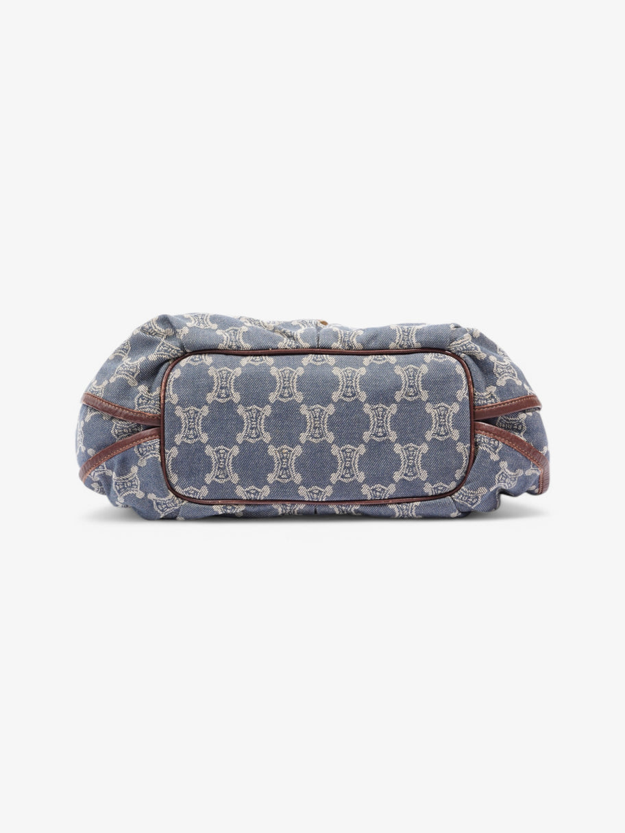 Celine Denim Bittersweet Hobo Navy Canvas Image 6