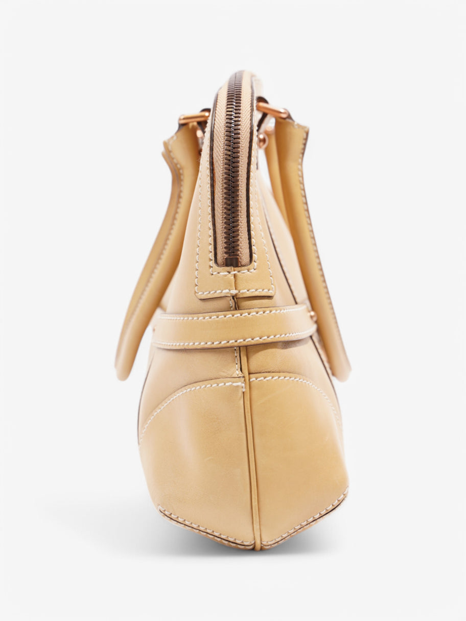 Gucci Interlocking Leather Shoulder Bag Beige  Calfskin Leather Image 5