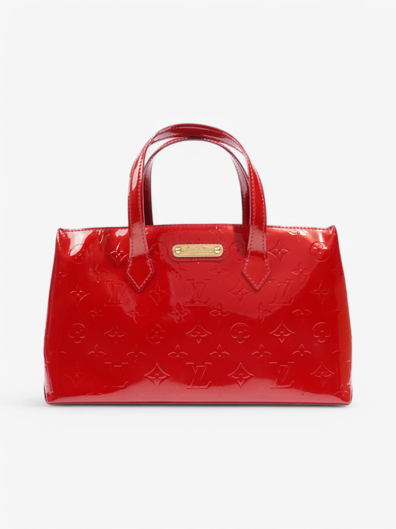  Louis Vuitton Wilshere Verni Red Calfskin Leather PM