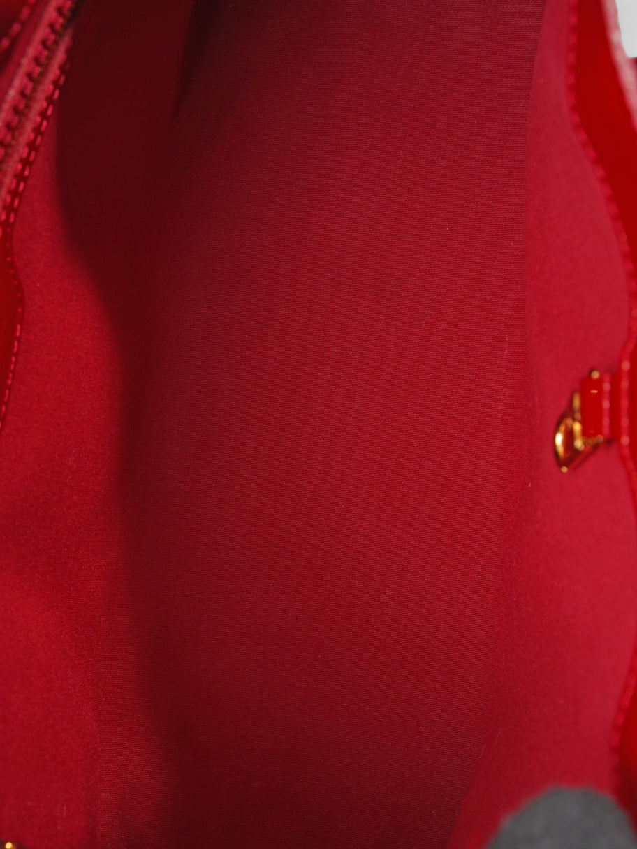 Louis Vuitton Wilshere Verni Red Calfskin Leather PM Image 8