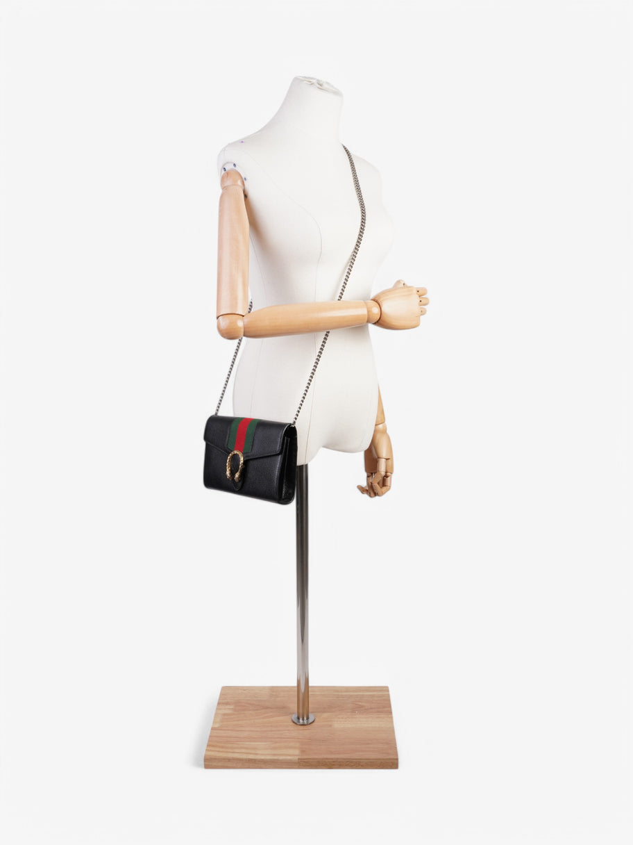 Gucci Dionysus Chain Wallet Black Calf Leather Image 2