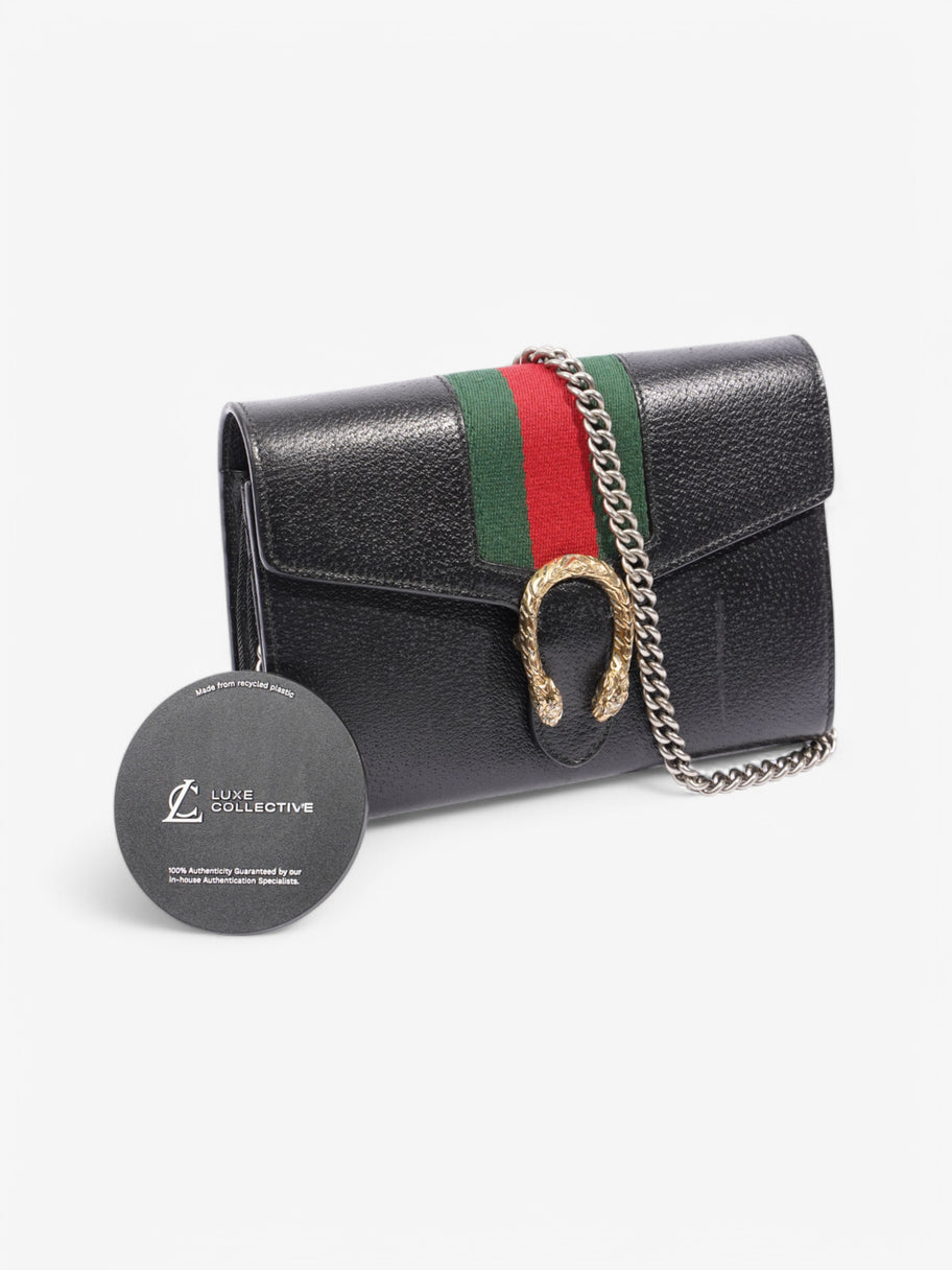 Gucci Dionysus Chain Wallet Black Calf Leather Image 9