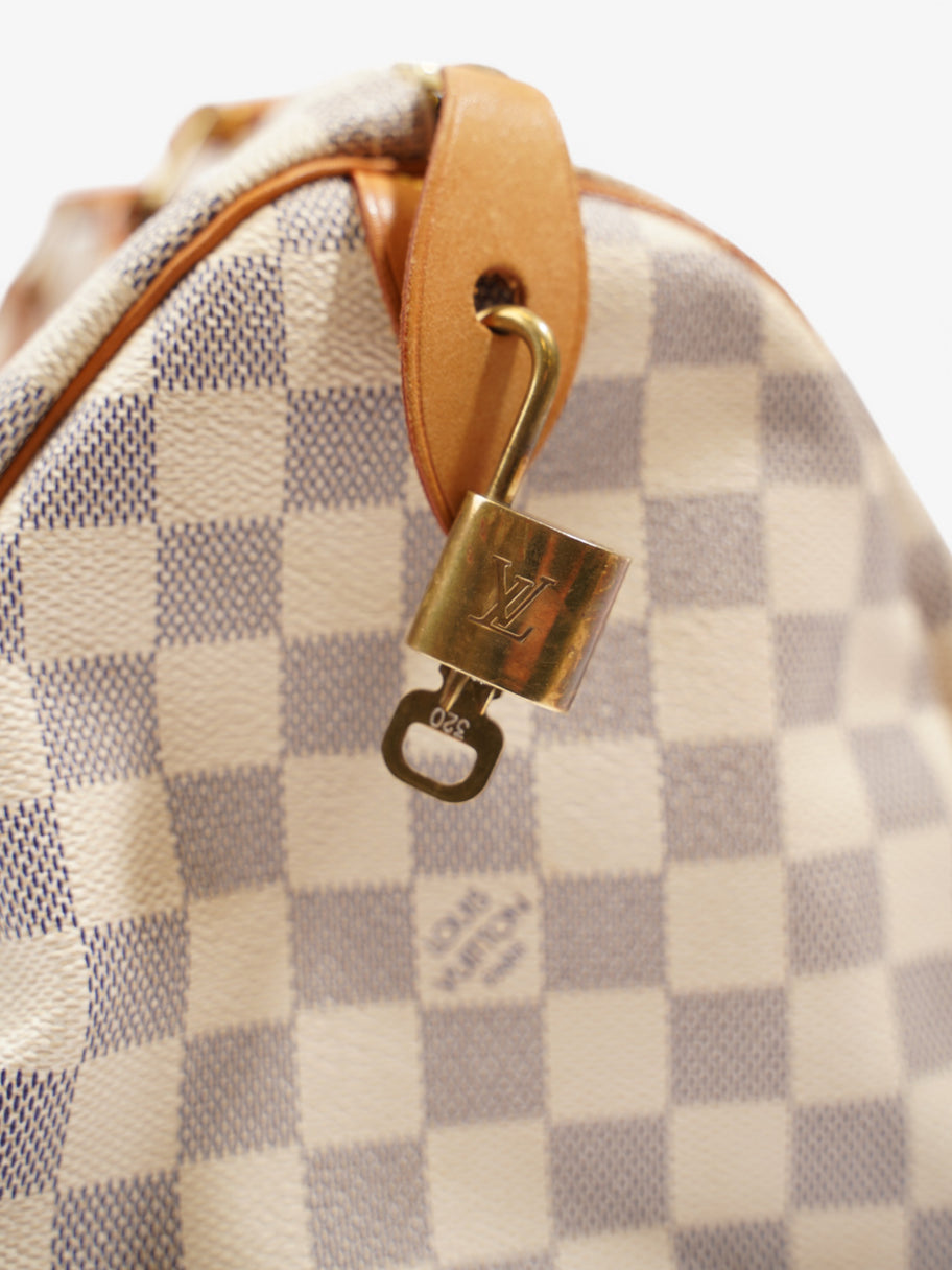 Louis Vuitton Speedy Damier Azur Coated Canvas 30 Image 9