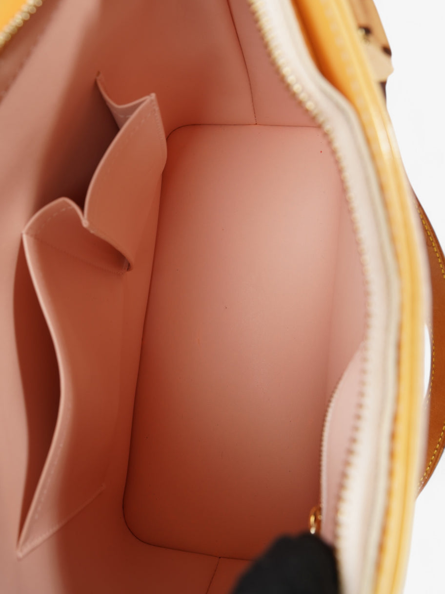 Louis Vuitton Verni Houston Yellow Calf Leather Image 8