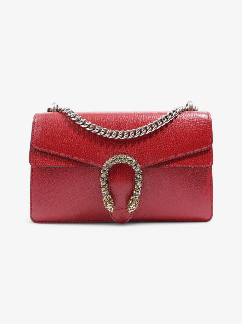  Gucci Dionysus Leather Shoulder Red Calfskin Leather Medium