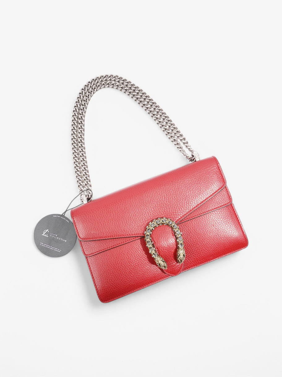 Gucci Dionysus Leather Shoulder Red Calfskin Leather Medium Image 10