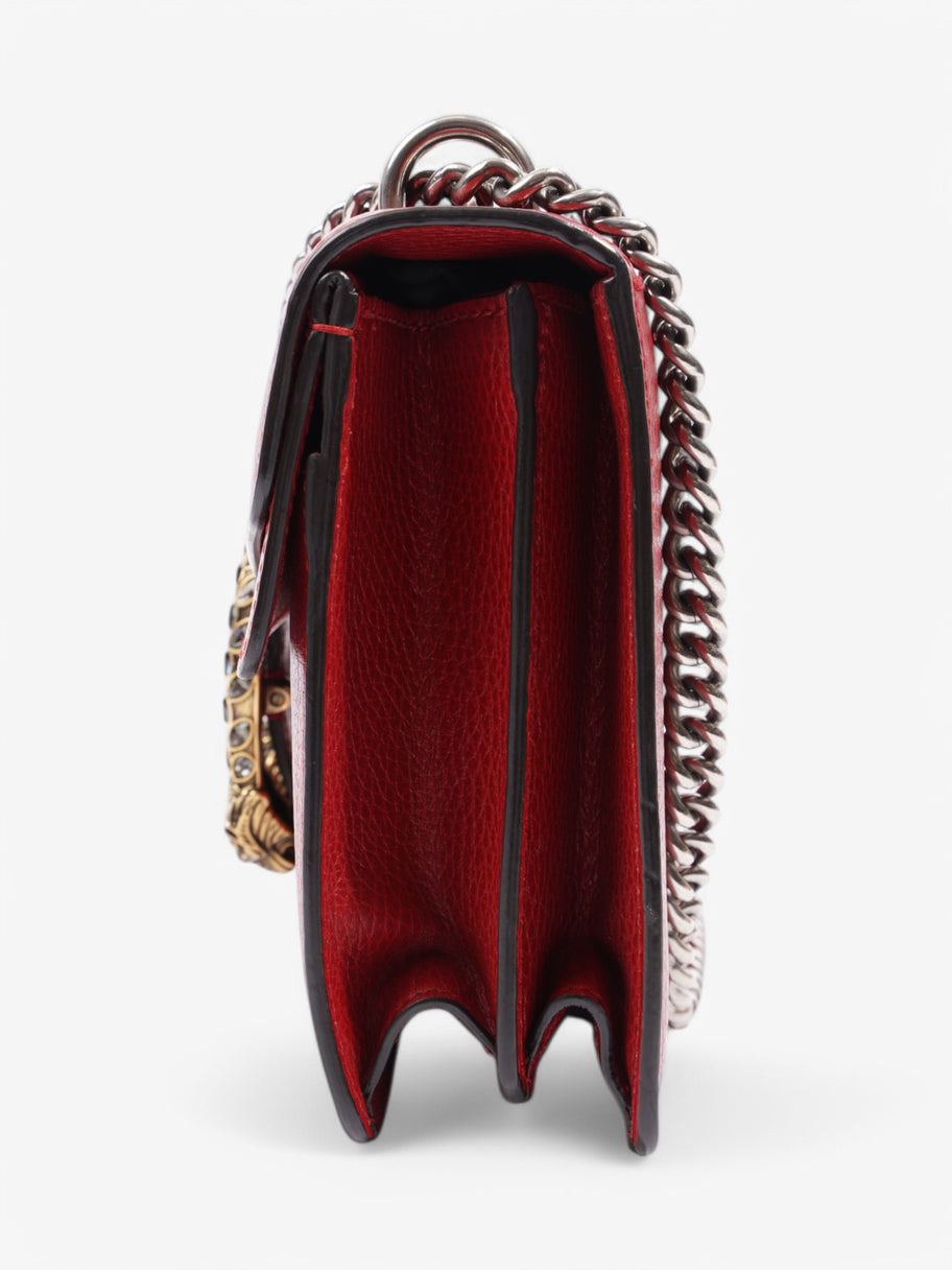 Gucci Dionysus Leather Shoulder Red Calfskin Leather Medium Image 13