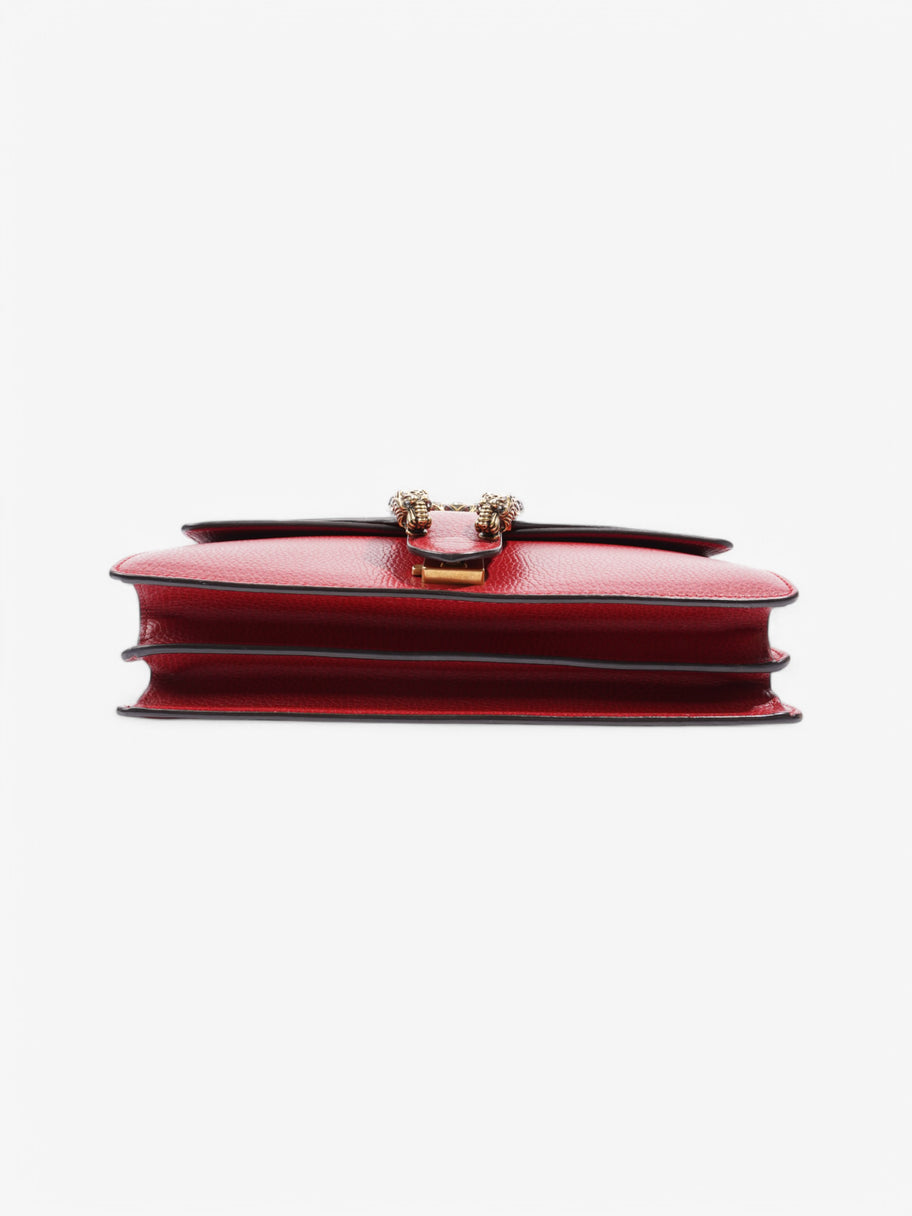 Gucci Dionysus Leather Shoulder Red Calfskin Leather Medium Image 6
