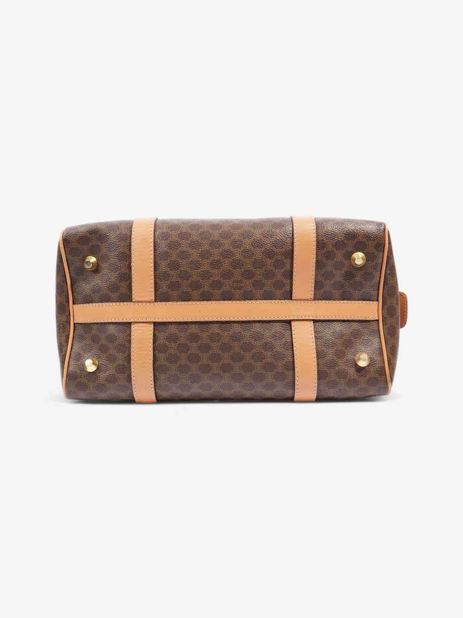 Celine Macadam Boston Brown Coated Canvas Image 6
