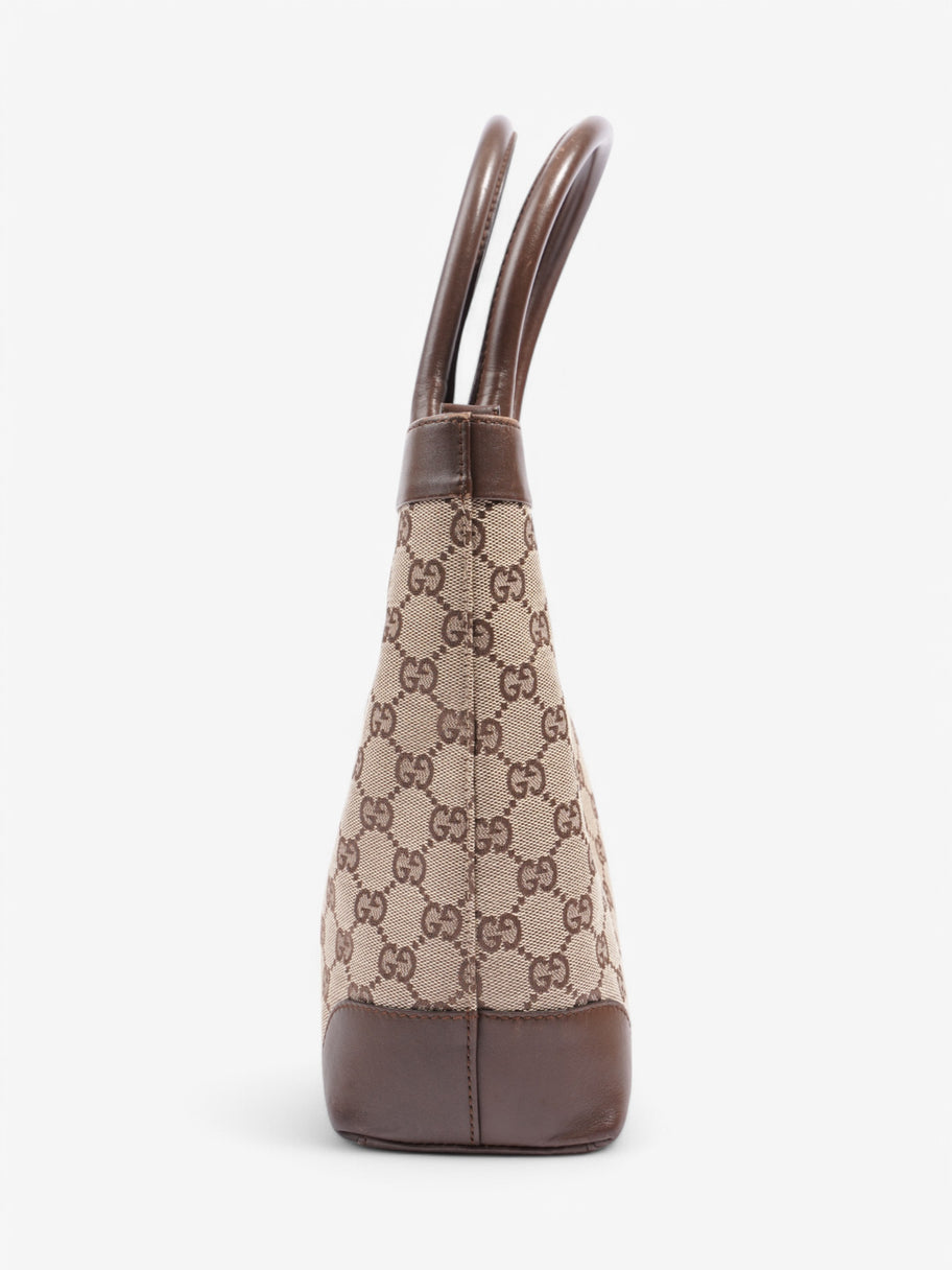 Gucci Canvas Tote Brown Canvas Image 3