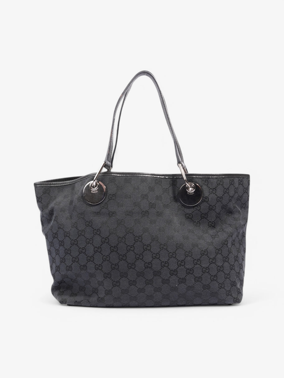 Gucci Canvas Eclipse Tote Navy Canvas Image 1