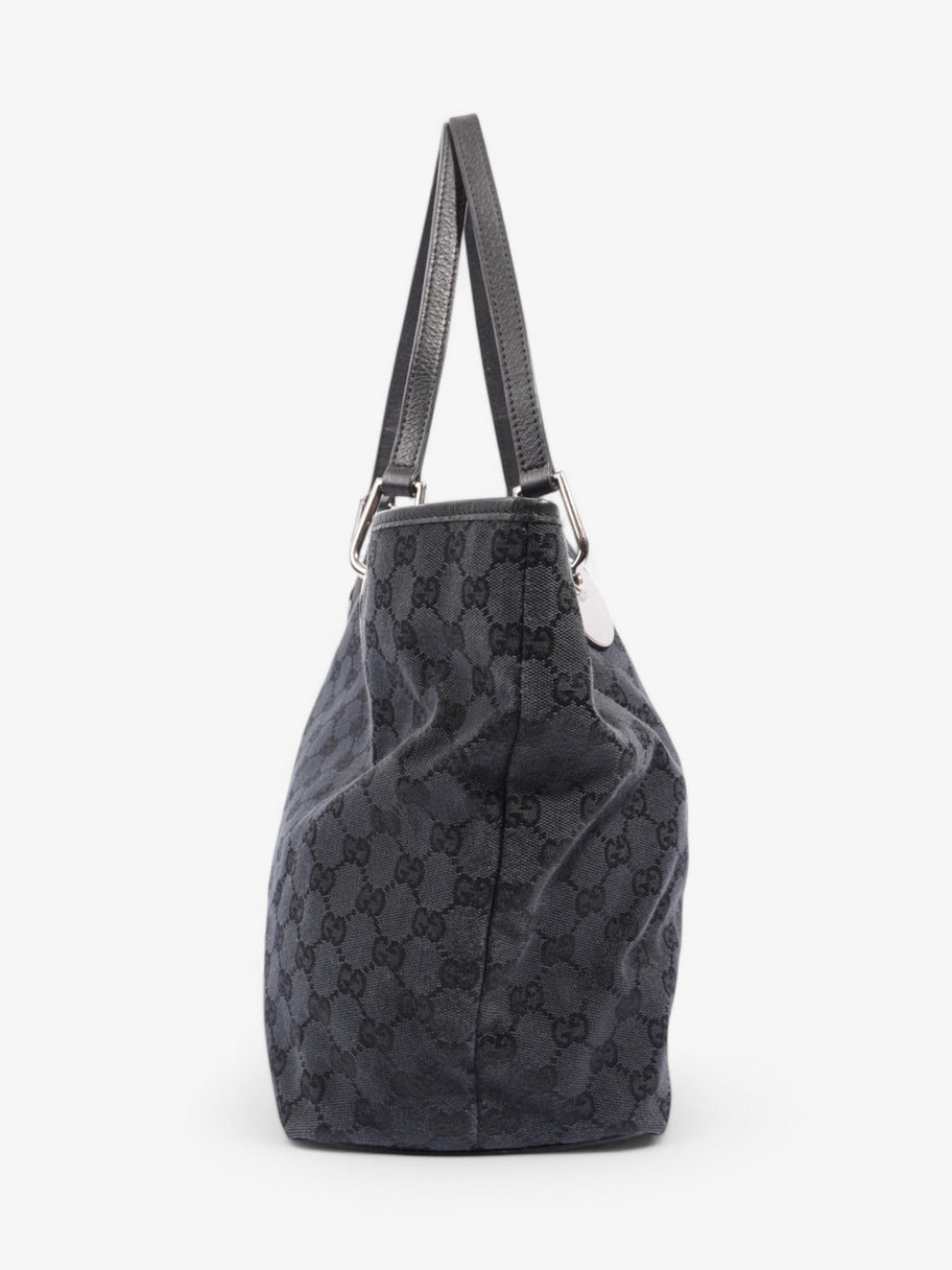 Gucci Canvas Eclipse Tote Navy Canvas Image 3