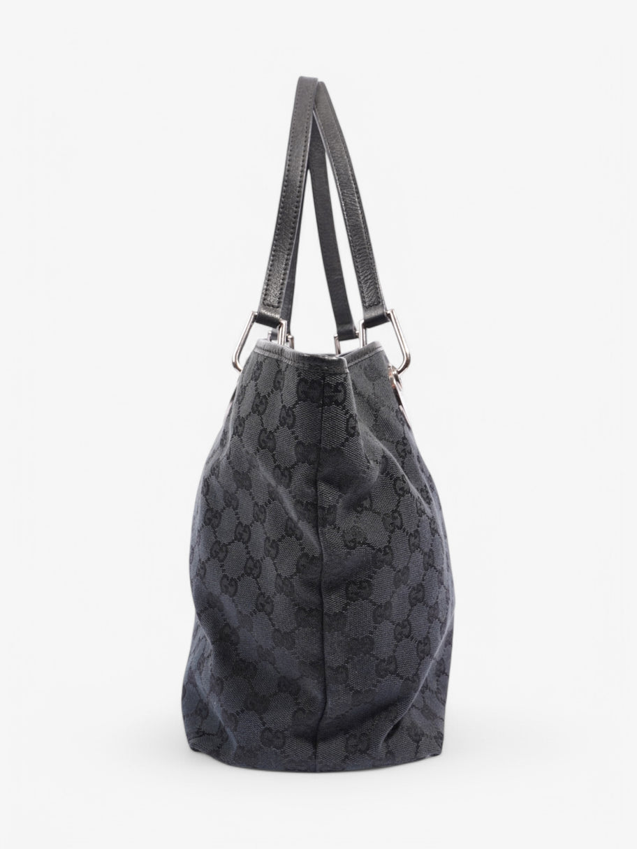 Gucci Canvas Eclipse Tote Navy Canvas Image 5