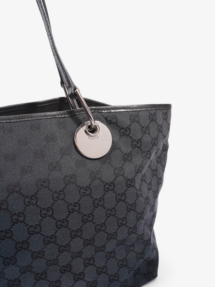 Gucci Canvas Eclipse Tote Navy Canvas Image 7