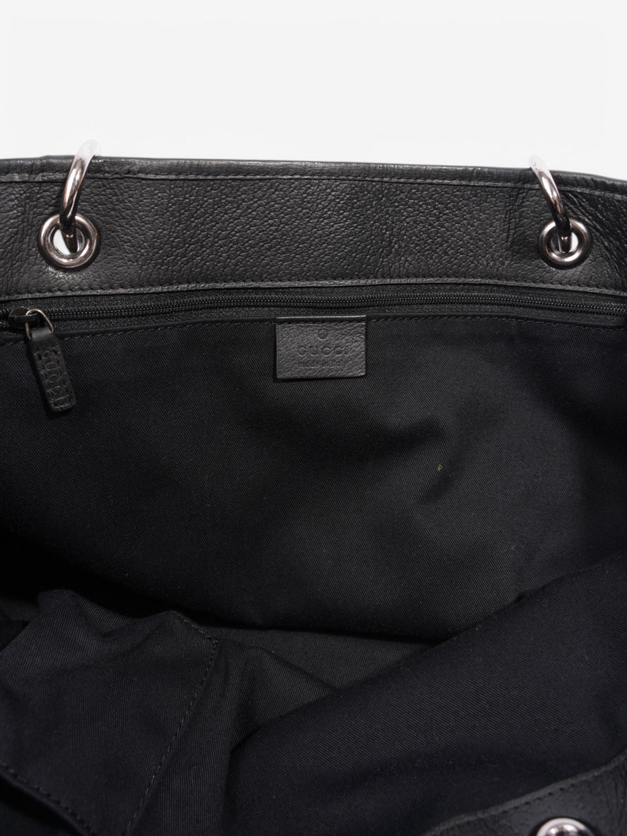 Gucci Canvas Eclipse Tote Navy Canvas Image 9