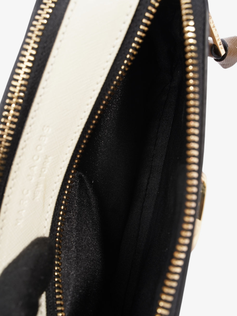 Marc Jacobs The Snapshot Brown / White Leather Image 7