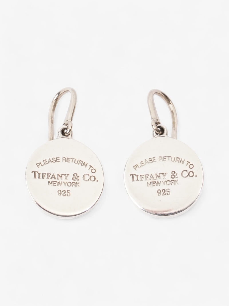  Tiffany and Co Return to Tiffany Drop Earrings Silver Silver Sterling