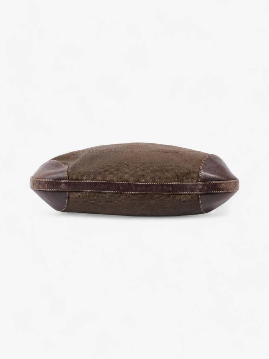 Prada Canapa Tote Brown Canvas Image 6