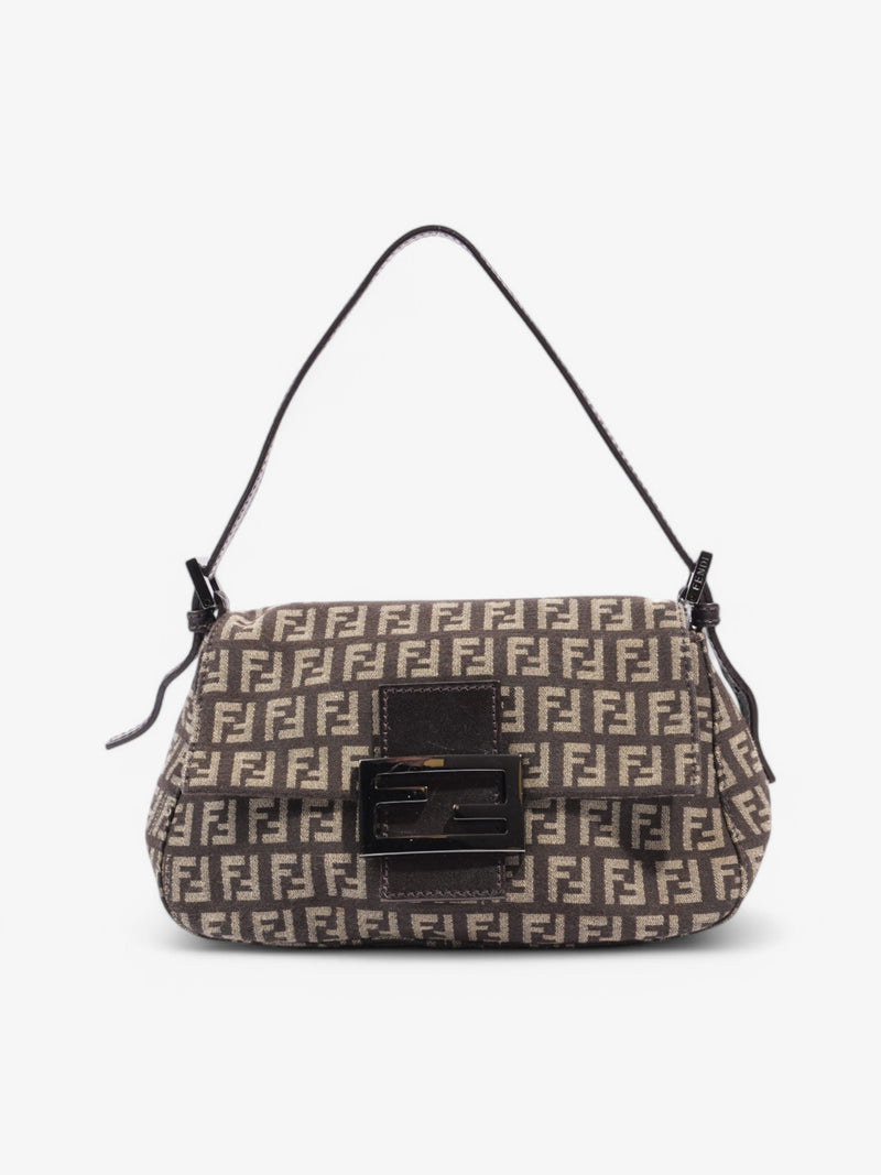  Fendi Shoulder Bag Brown / Beige Canvas