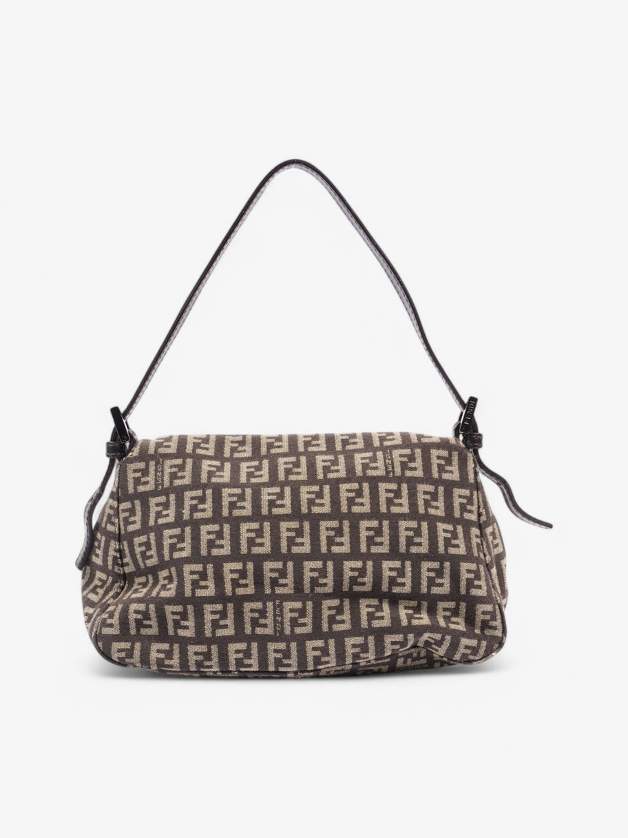 Fendi Shoulder Bag Brown / Beige Canvas Image 4