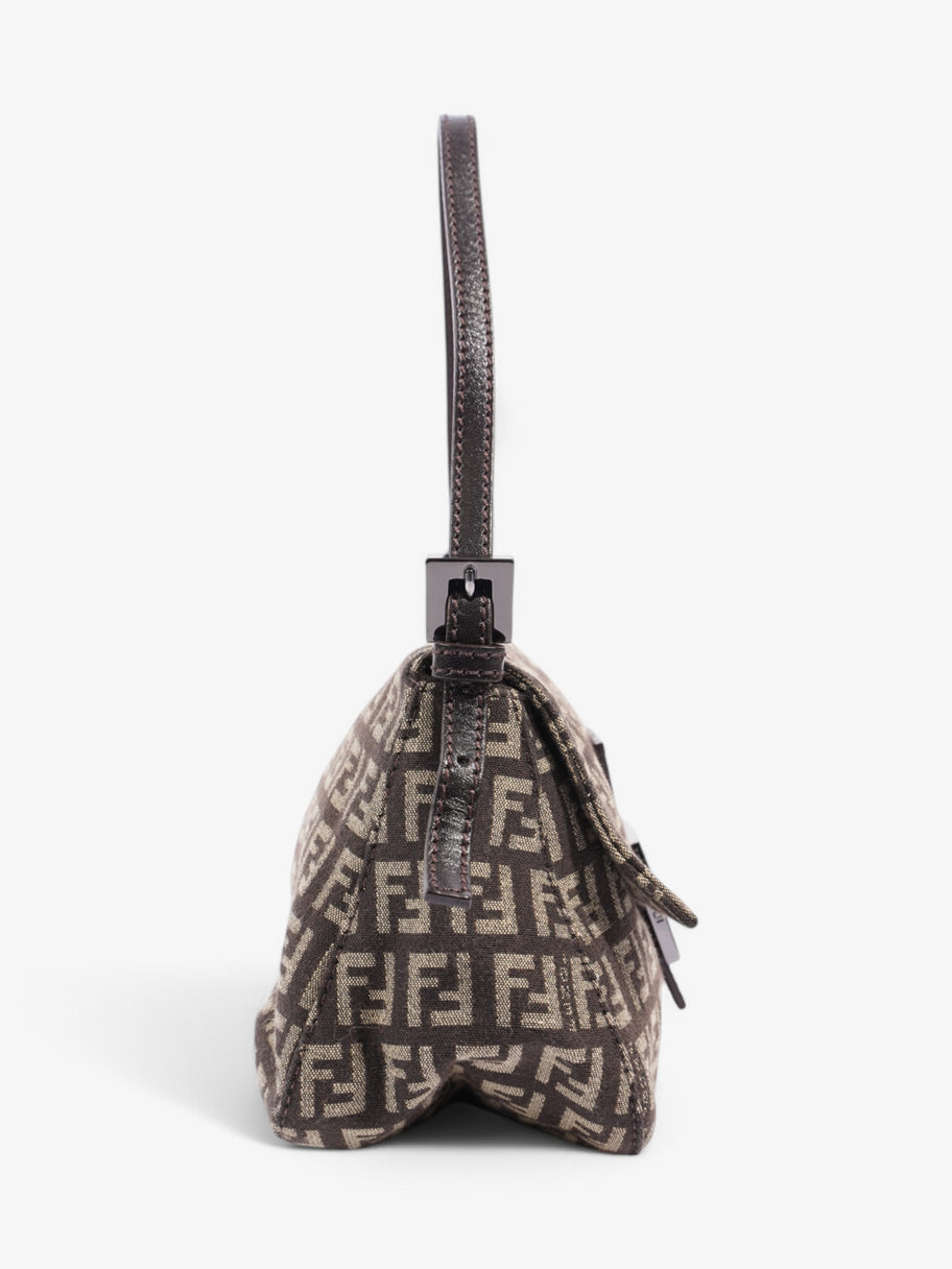 Fendi Shoulder Bag Brown / Beige Canvas Image 5