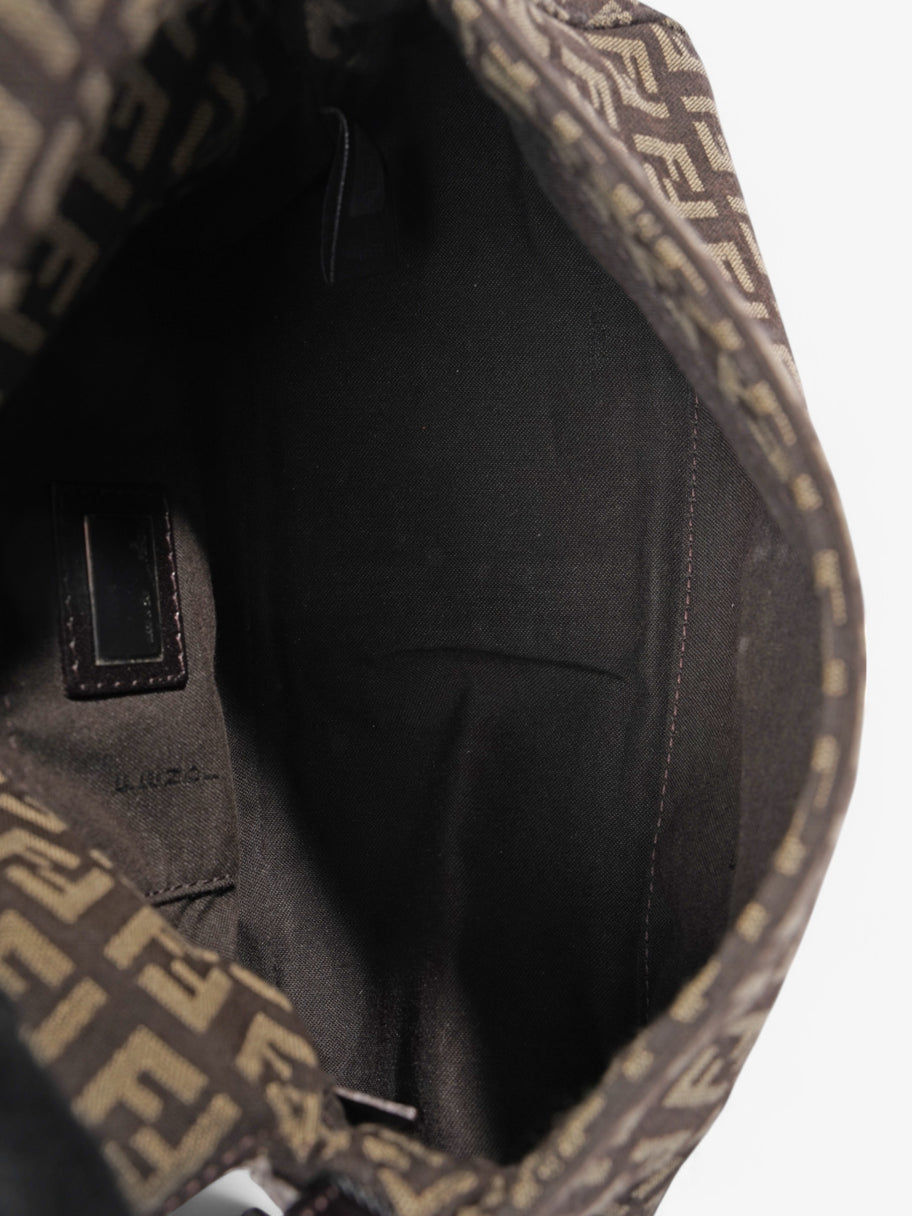 Fendi Shoulder Bag Brown / Beige Canvas Image 8