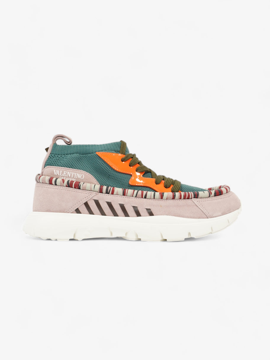 Heroes Tribe Pink / Green / Orange Suede EU 41 UK 7 Image 1