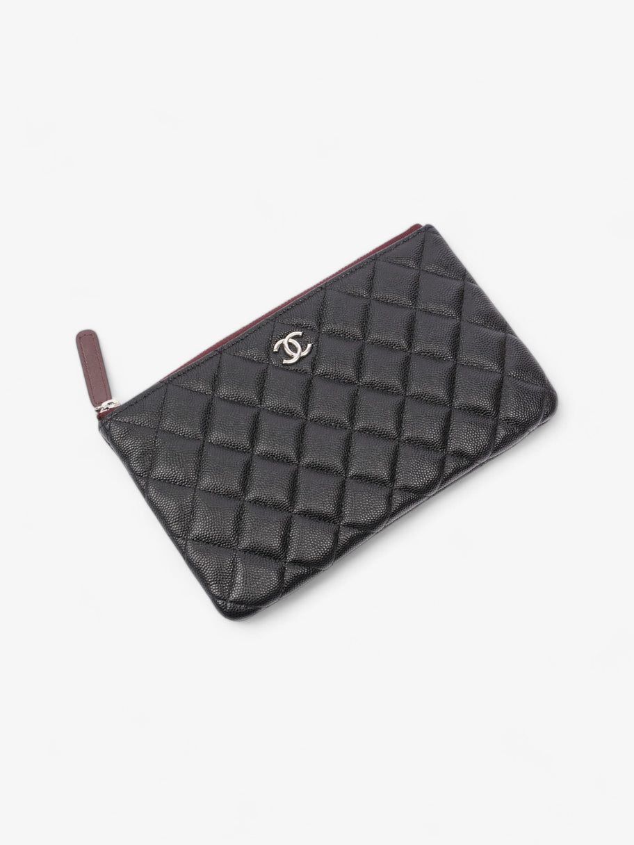 Chanel Purse Black Caviar Leather Image 3