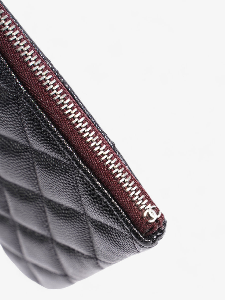 Chanel Purse Black Caviar Leather Image 5