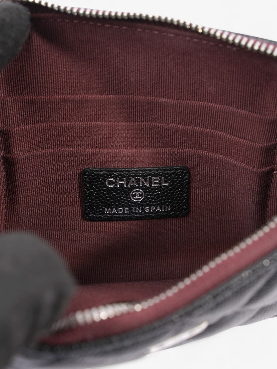 Chanel Purse Black Caviar Leather Image 6