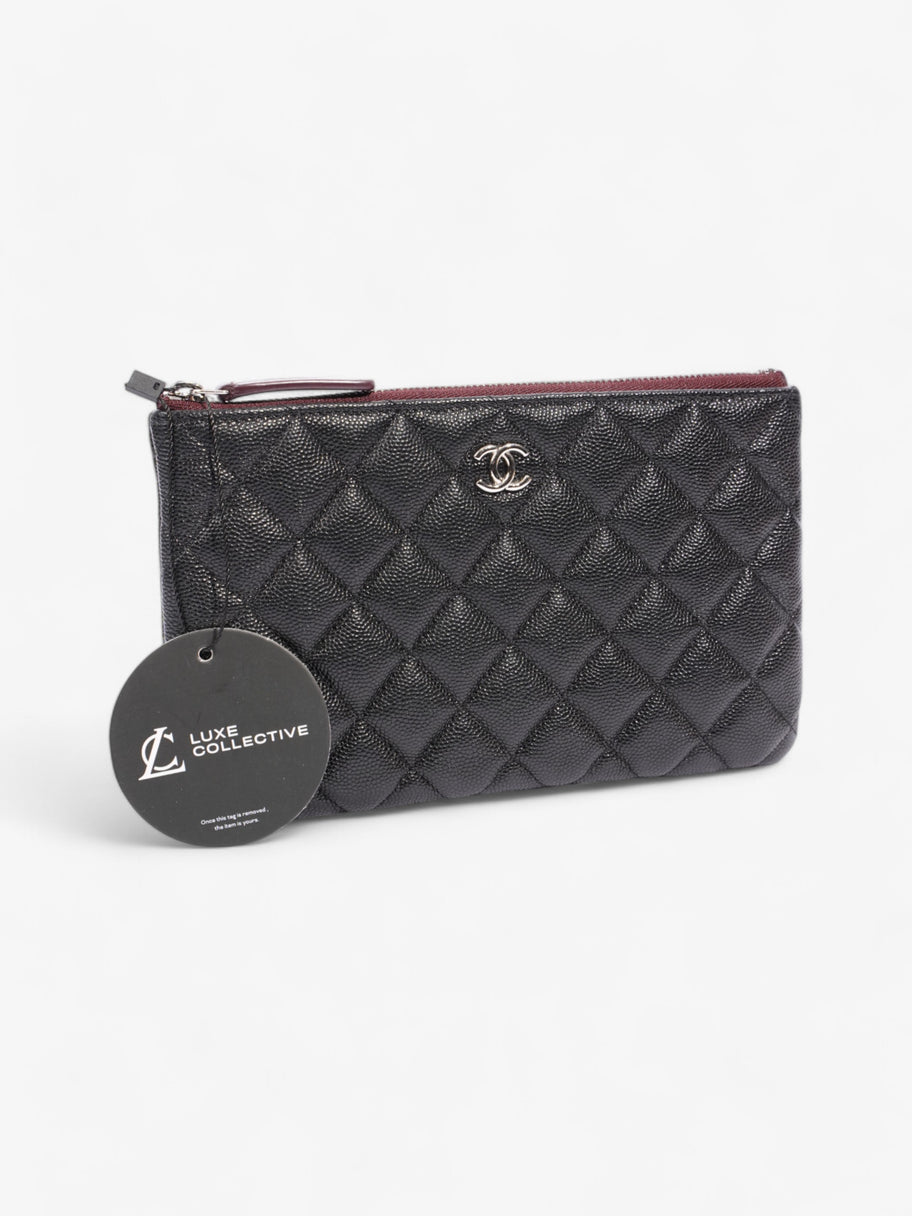 Chanel Purse Black Caviar Leather Image 7