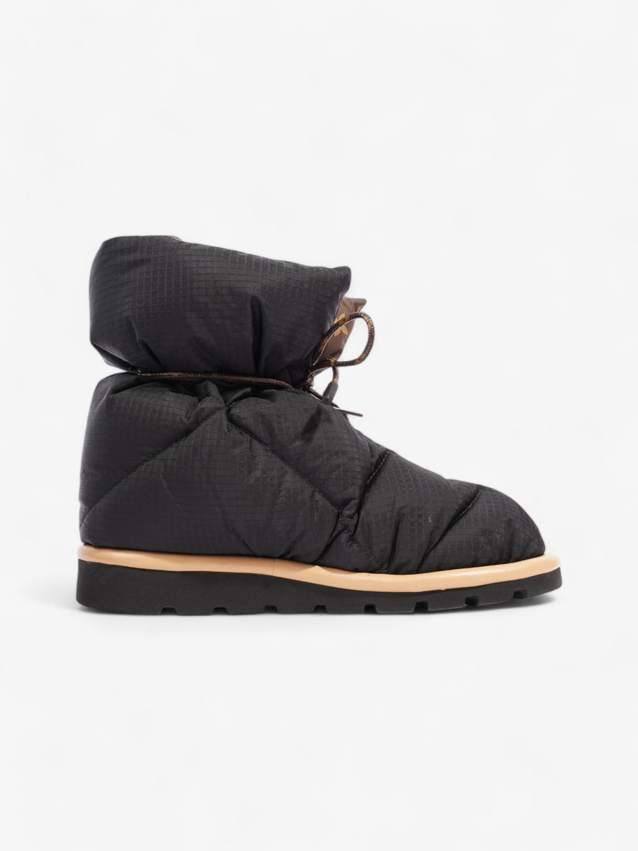 Louis Vuitton Pillow Comfort Ankle Boot Black / Khaki Nylon EU 37 UK 4 Image 4