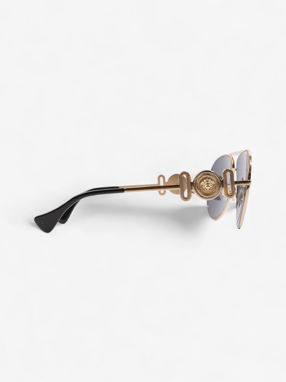 Versace Medusa Aviator Black / Gold Base Metal 145mm Image 4