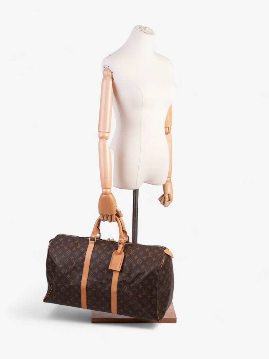 Louis Vuitton Keepall 50 Monogram Coated Canvas Image 2