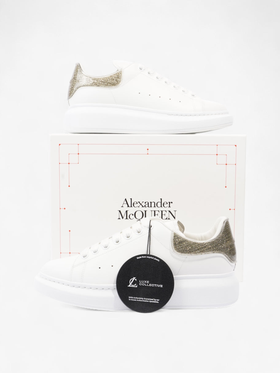 Alexander McQueen Oversized Sneakers White  / Gold Tab Leather EU 41 UK 8 Image 10
