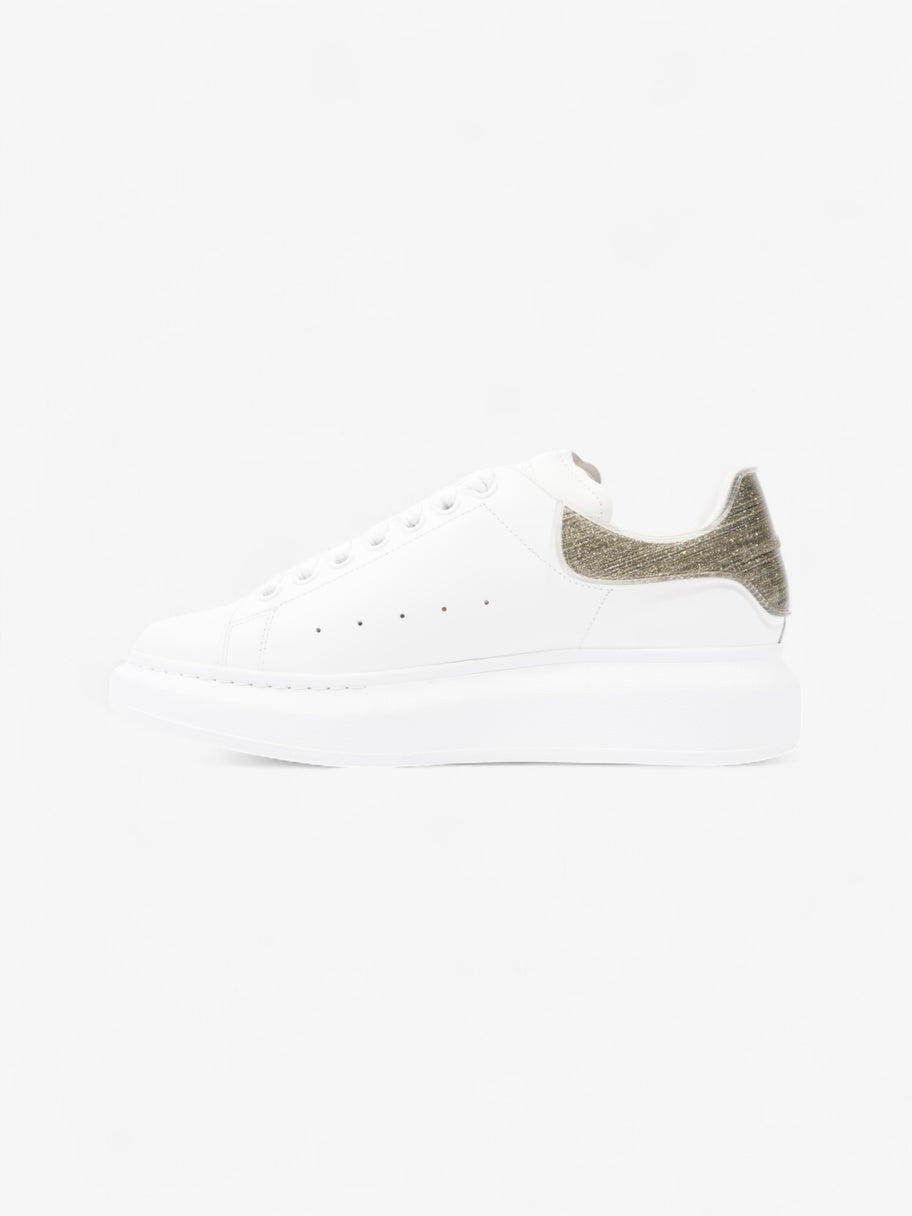 Alexander McQueen Oversized Sneakers White  / Gold Tab Leather EU 41 UK 8 Image 3