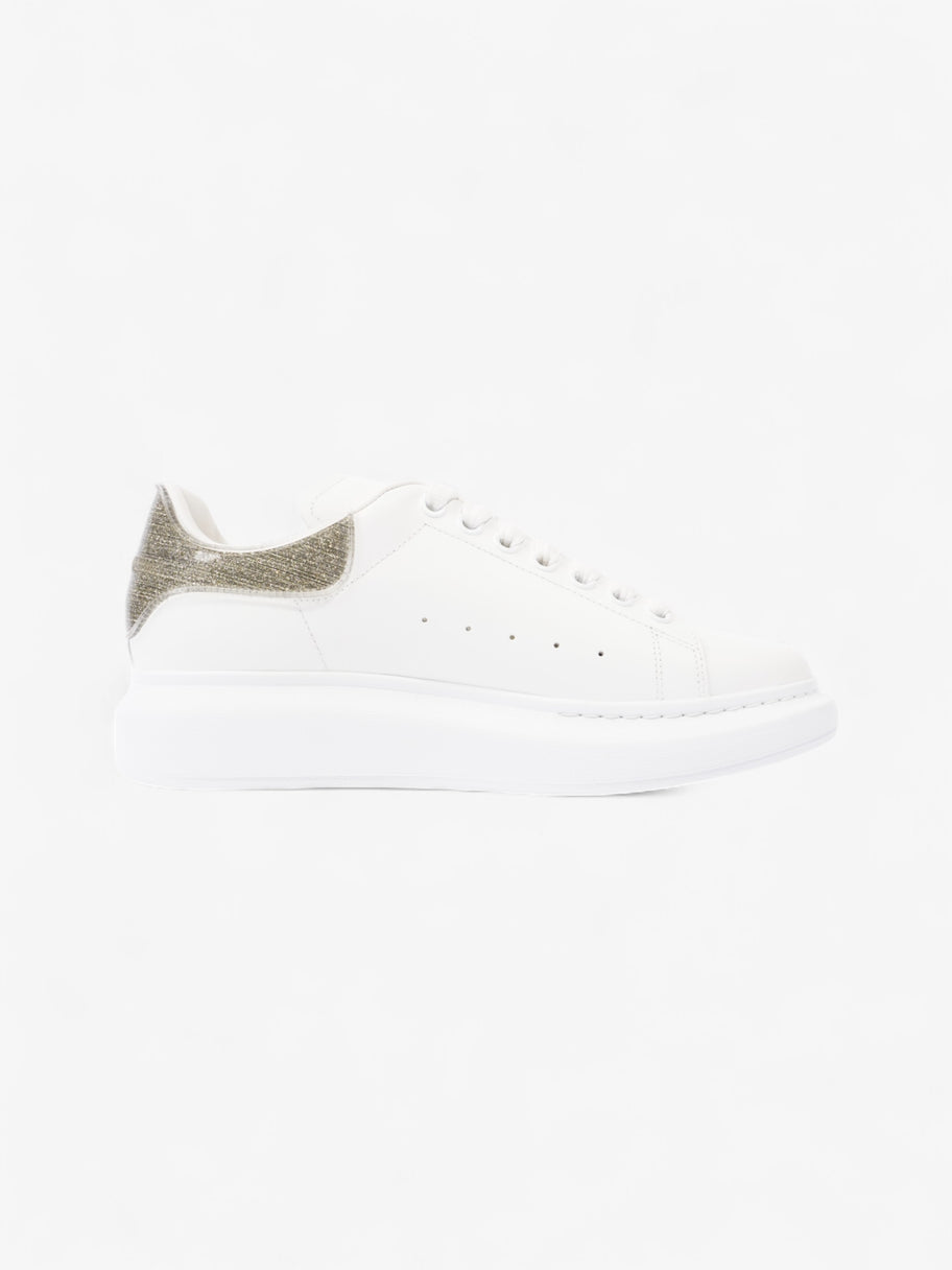 Alexander McQueen Oversized Sneakers White  / Gold Tab Leather EU 41 UK 8 Image 4