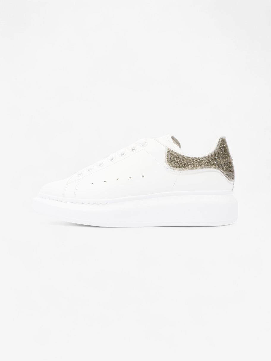 Alexander McQueen Oversized Sneakers White  / Gold Tab Leather EU 41 UK 8 Image 5