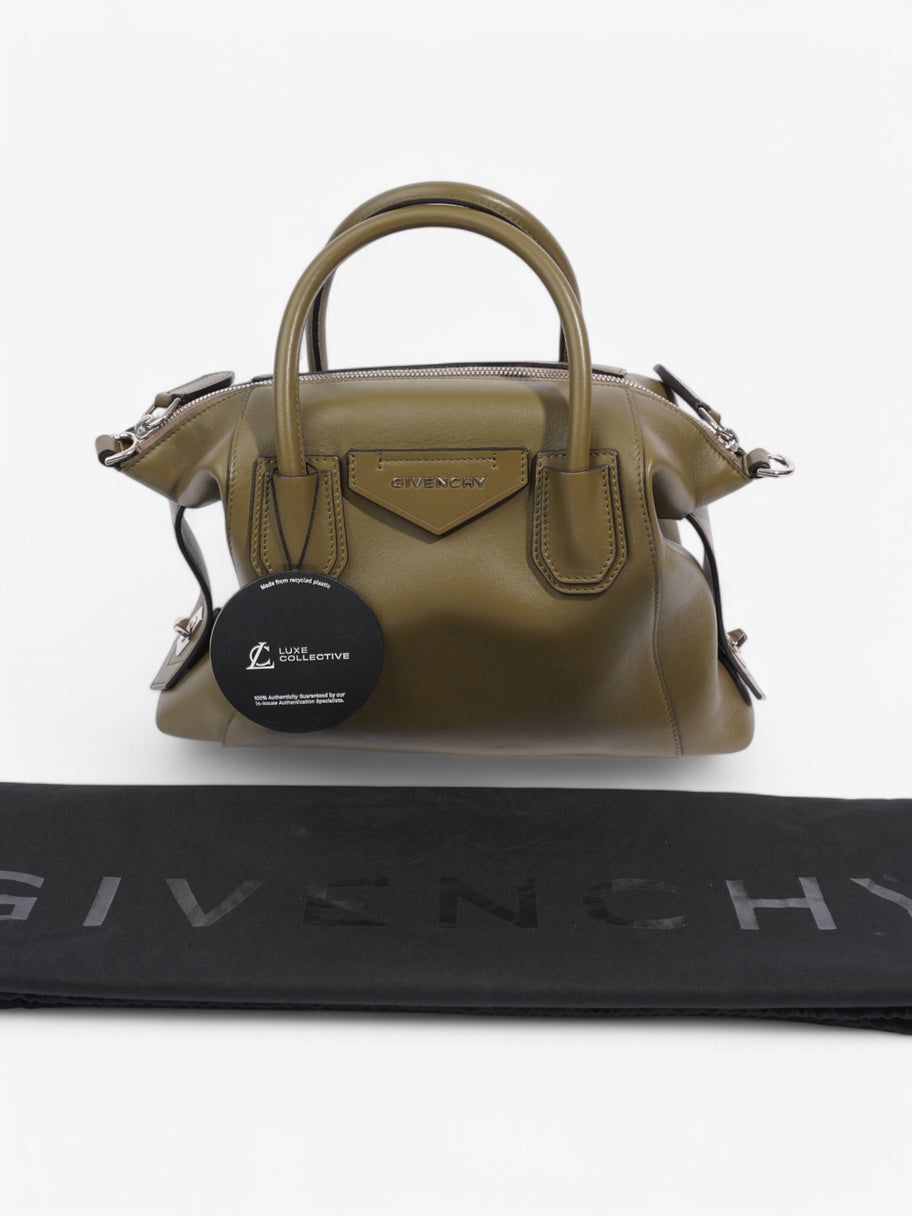 Givenchy Soft Antigona Dark Khaki Calfskin Leather Small Image 10