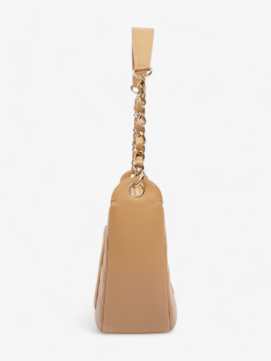 Chanel Timeless CC Shoulder Bag Beige Caviar Leather Image 5
