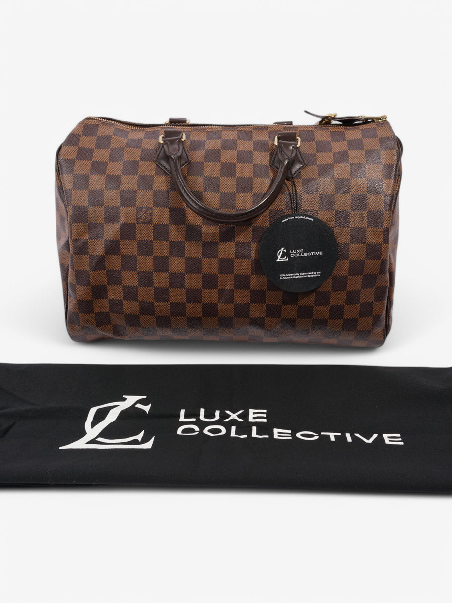 Louis Vuitton Speedy Damier Ebene Coated Canvas 35 Image 10