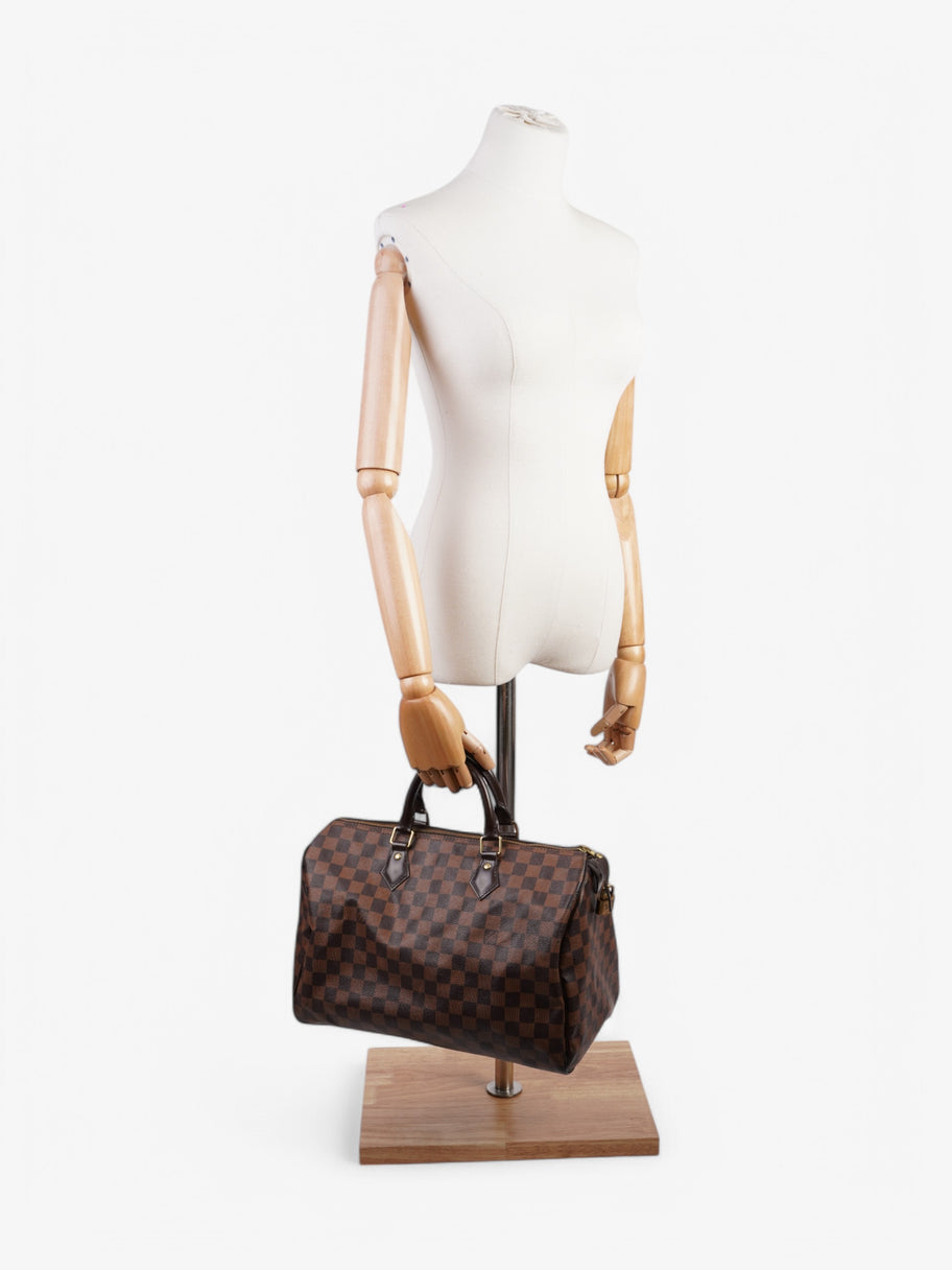 Louis Vuitton Speedy Damier Ebene Coated Canvas 35 Image 2
